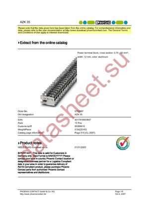 0702997 datasheet  